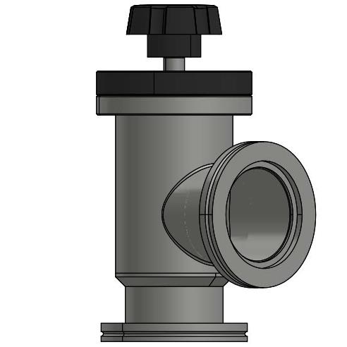 真空CF法蘭手動角閥